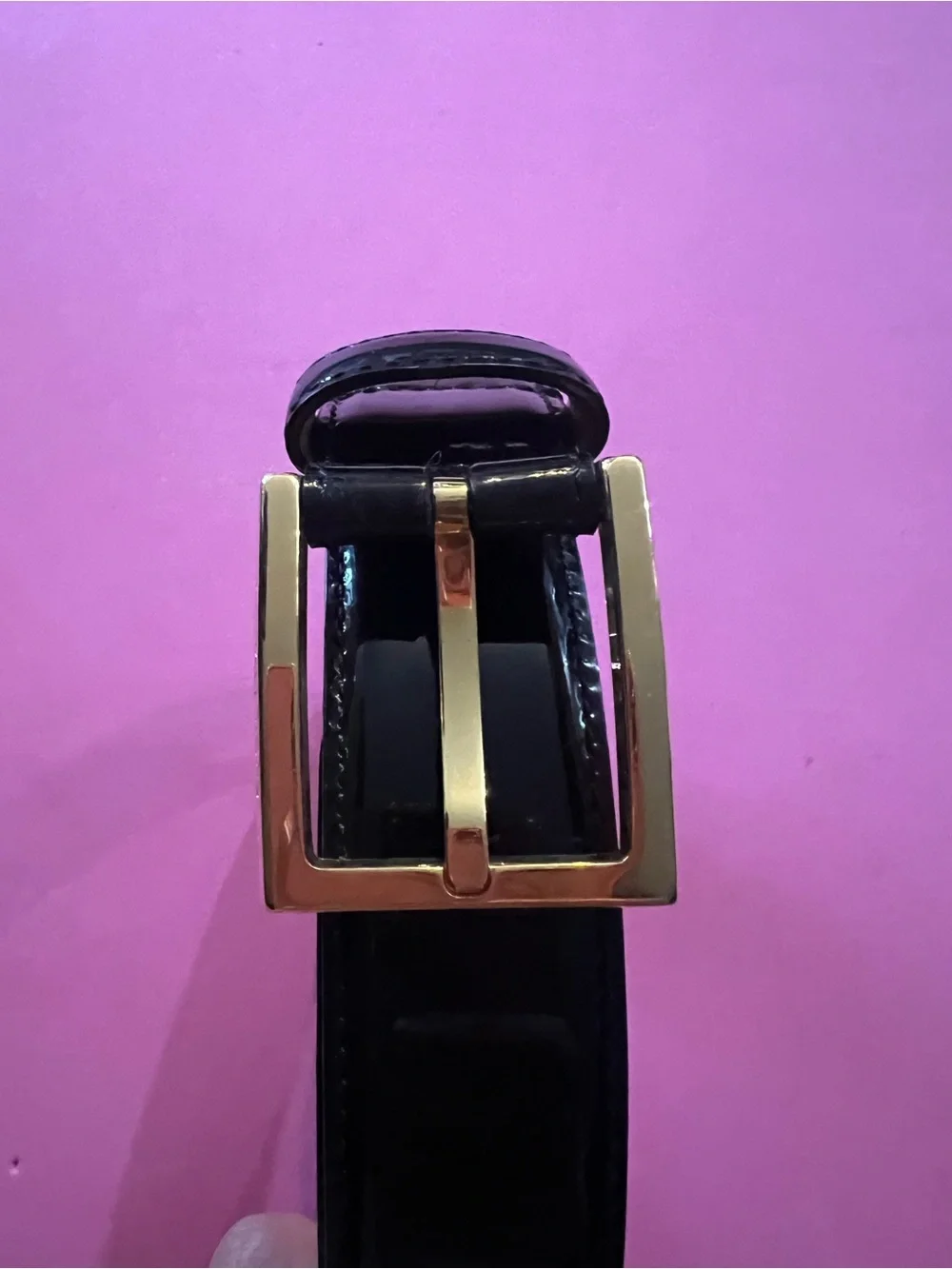 Michael Kors Black Leather Belt XS